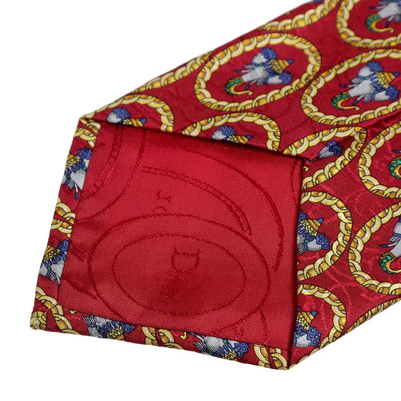 Gravata-Christian-Dior-Estampada-Vinho