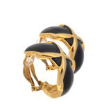 Brinco-de-Pressao-Argola-Preto-e-Dourado