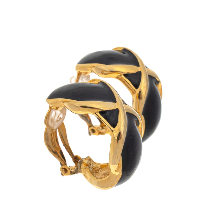 Brinco-de-Pressao-Argola-Preto-e-Dourado