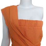 Vestido-Cris-Barros-Ombro-So-Cinto-Laranja