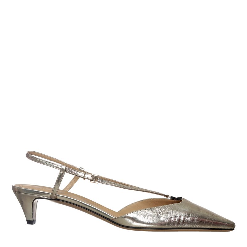 Sapato-Fendi-FFold-Dourado