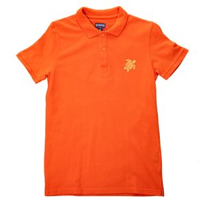 Blusa Vilebrequin Polo Infantil Laranja