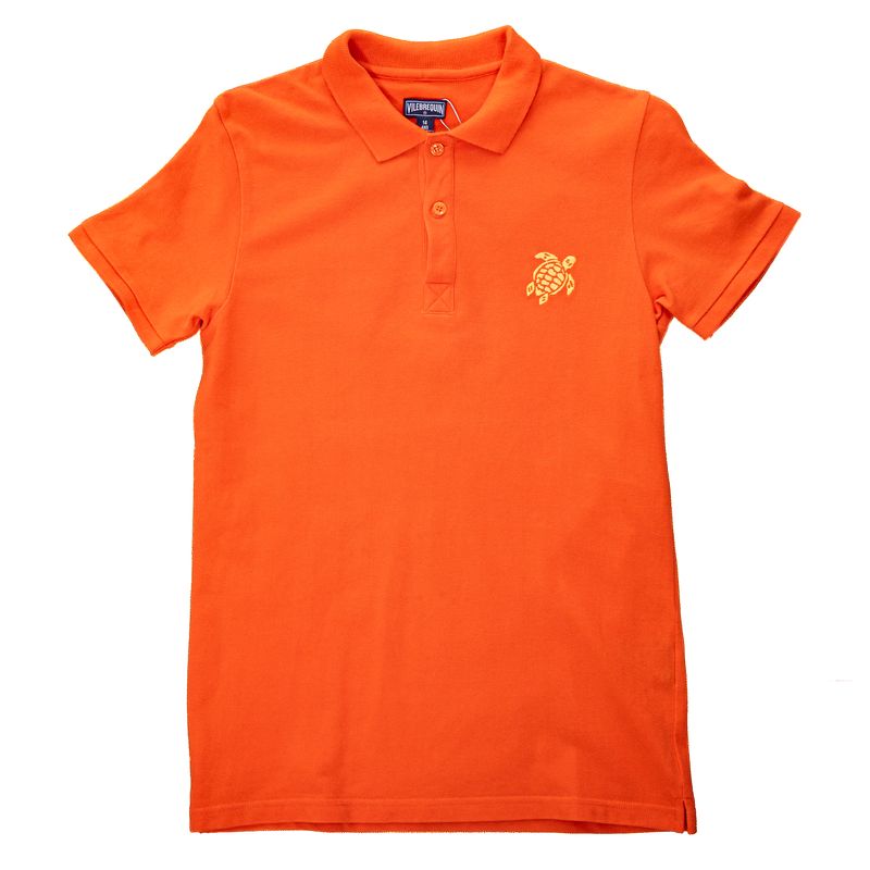 Blusa-Vilebrequin-Polo-Infantil-Laranja