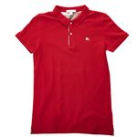 Blusa-Burberry-Polo-Infantil-Vermelha
