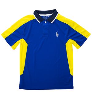 Blusa Polo Ralph Lauren Infantil Azul e Amarelo