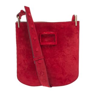 Bolsa Roger Vivier Camurça Vermelha