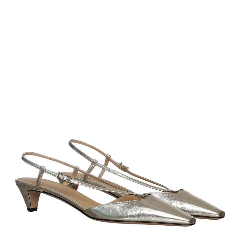 Sapato-Fendi-FFold-Dourado