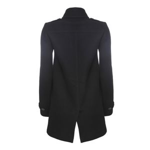 Trench Coach Burberry Lã Preto