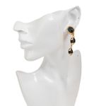 Brinco-de-Pressao-Swarovski-Longo-Preto-e-Dourado