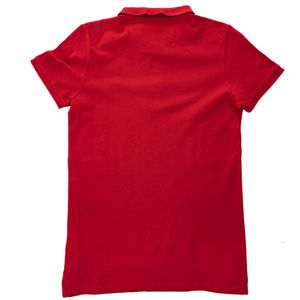 Blusa Burberry Polo Infantil Vermelha