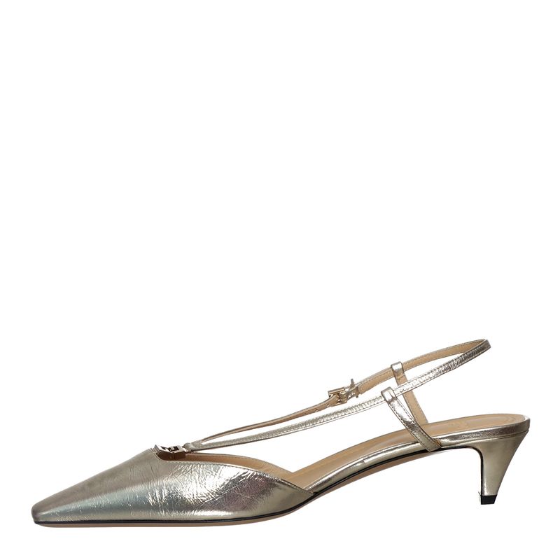 Sapato-Fendi-FFold-Dourado