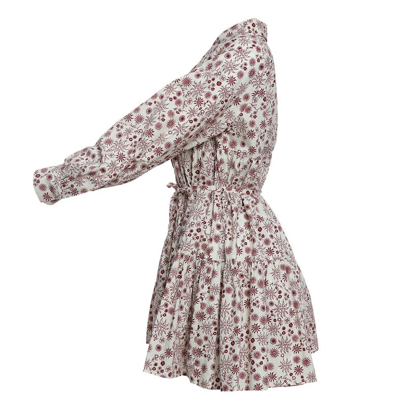 Vestido-Sandro-Estampado-Branco
