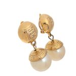 Brinco-Givenchy-Vintage-Longo-Esfera-Perolada