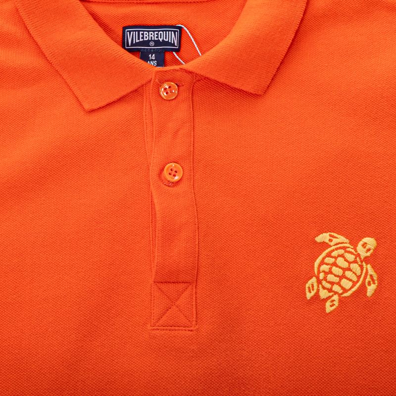 Blusa-Vilebrequin-Polo-Infantil-Laranja