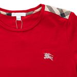 Blusa-Burberry-Infantil-Vermelha-e-Housecheck