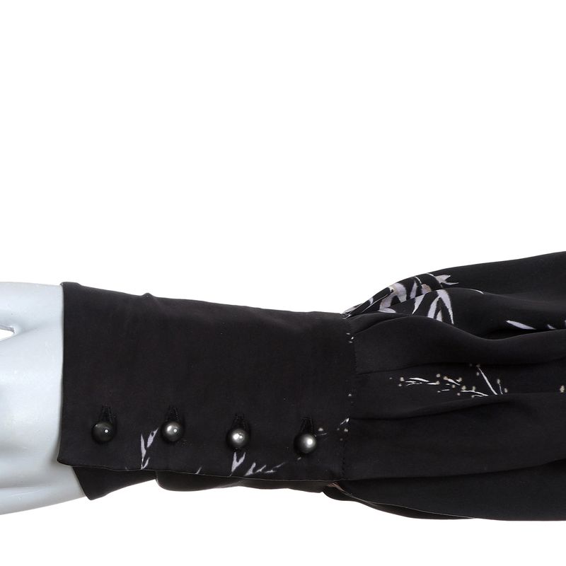 Vestido-Equipment-Estampado-Floral-Preto
