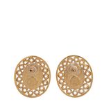 Brinco-Givenchy-Vintage-Dourado-e-Vermelho