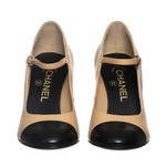 Sapato-Chanel-Couro-Bicolor-Detalhe-Perola
