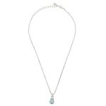 Colar-Swarovski-Prateado-Cristal-Azul