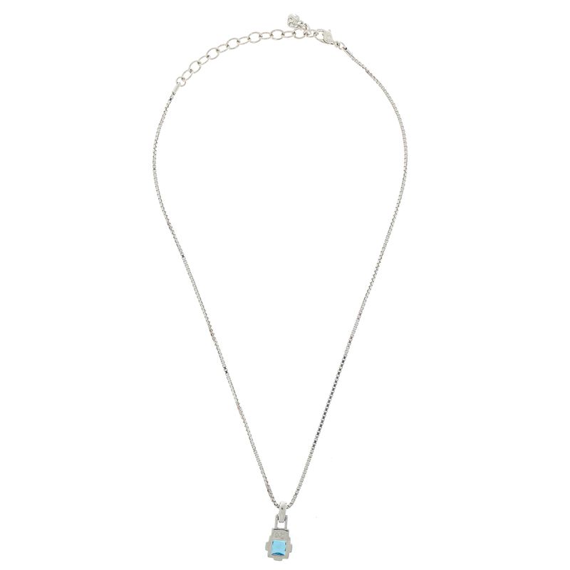 Colar-Swarovski-Prateado-Cristal-Azul