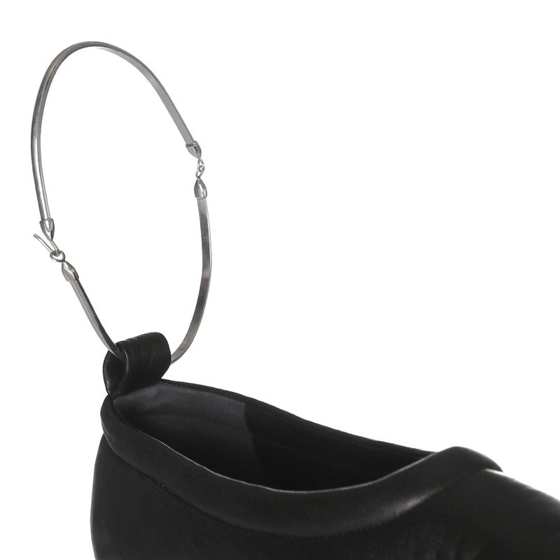 Sapato-Jil-Sander-Detalhe-Metal-Couro-Preto