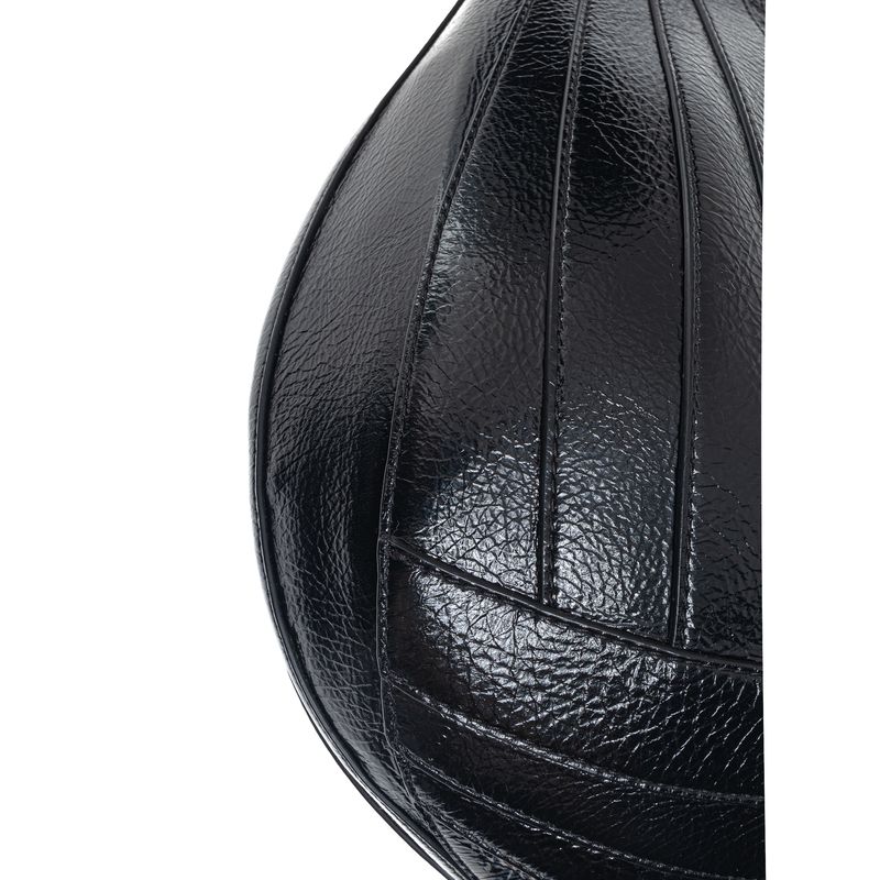 Bolsa-Chanel-Crumpled-Patent-Droplet-Preta
