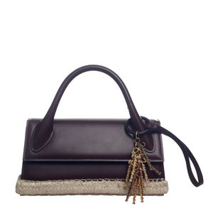 Bolsa Jacquemus Le Chiquito Moyen Couro Marrom