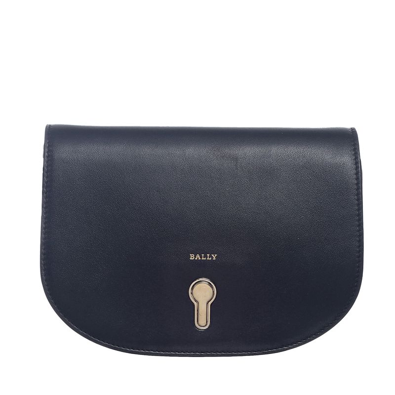 Bolsa-Bally-Couro-Preto