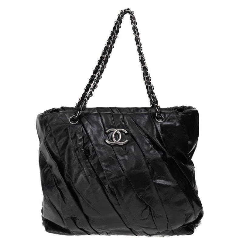 Bolsa-Chanel-Twisted-Lambskin-Preta