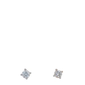 Brinco Vivara Solitário em Ouro Branco com Diamantes 0,24 ct