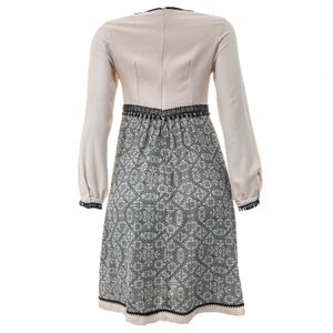 Vestido Max Mara Detalhe Renda Bicolor