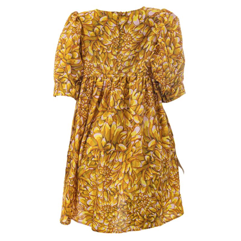 Vestido-Kika-Vargas-Estampado-Amarelo