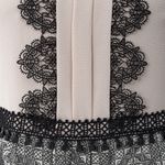 Vestido-Max-Mara-Detalhe-Renda-Bicolor
