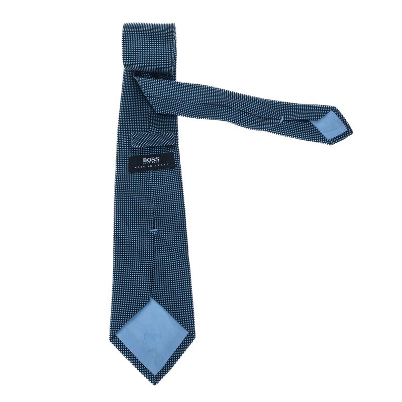Gravata-Boss-Azul-e-Preta