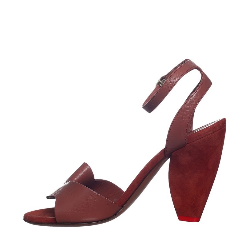 Sandalia-Celine-Camurca-e-Couro-Terracota