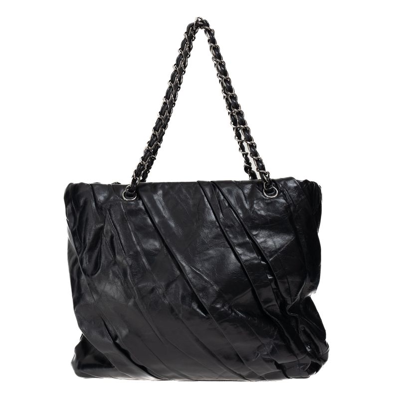 Bolsa-Chanel-Twisted-Lambskin-Preta