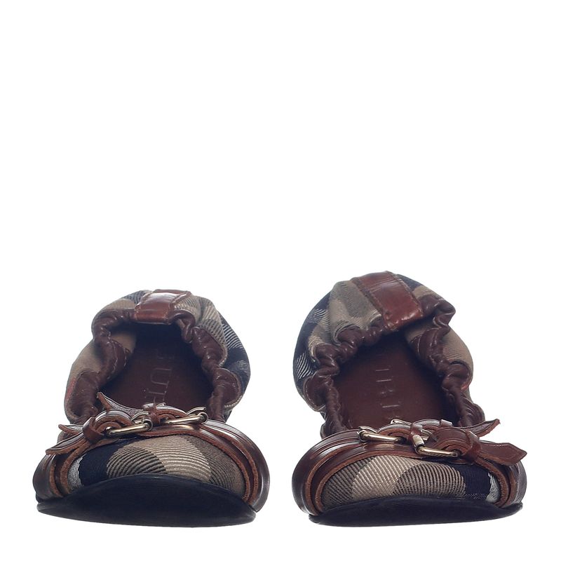 Sapatilha-Burberry-Fivela-Housecheck-e-Bege