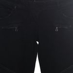 Calca-Balmain-Denim-Ziper-Preta