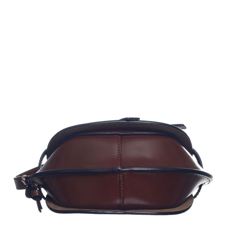 Bolsa-Loewe-Bicolor-Couro-Marrom