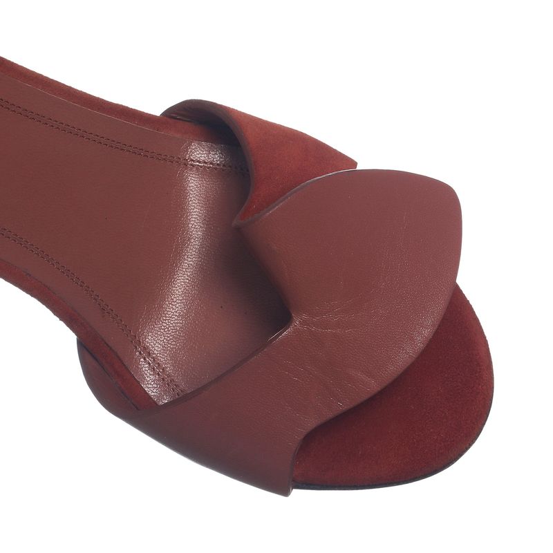 Sandalia-Celine-Camurca-e-Couro-Terracota