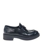 Mocassim-Prada-Chocolate-em-Couro-Preto