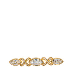 Broche Swarovski Vintage Três Cristais