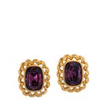 Brinco-de-Pressao-Swarovski-Vintage-Cristal-Roxo
