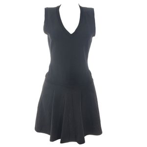 Vestido Sandro em Malha de Tricô Preto