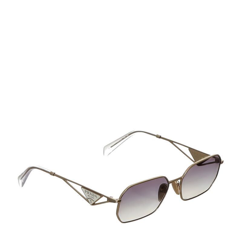 Oculos-Prada-Armacao-Prateada-Lente-Cinza