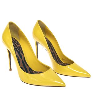 Scarpin Dolce & Gabbana Verniz Amarelo