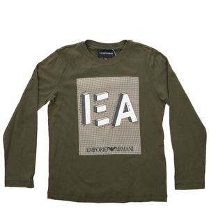 Blusa Emporio Armani Infantil Verde Escuro