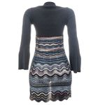 Vestido-Missoni-Manga-Longa-Preto-Azul-e-Roxo