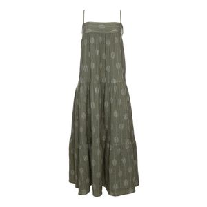 Vestido A. Niemeyer Texturizada Poá Verde