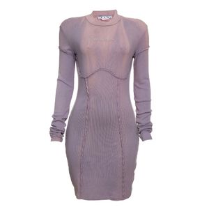 Vestido Off-White Tie-Dye Lilás
